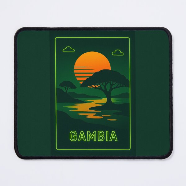Item preview, Gambia Neon Travel designed and sold by Thistle-TShop.