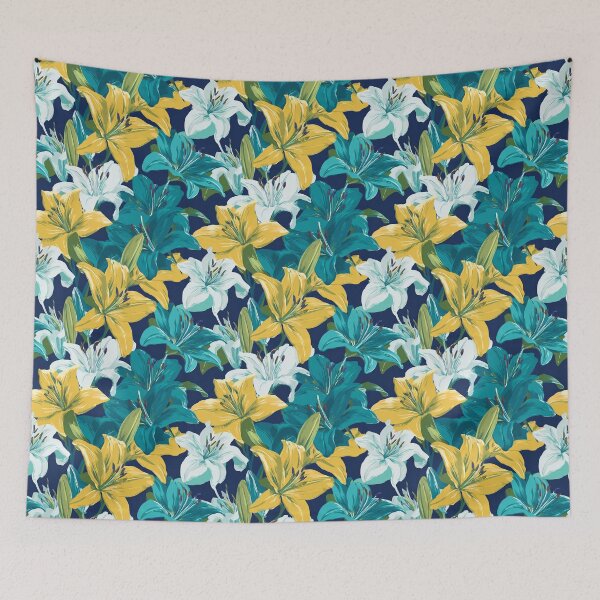 Item preview, Chic Lilies  - Flower Garden Pattern  - Gifts For Father designed and sold by RoyalStarsPatts.