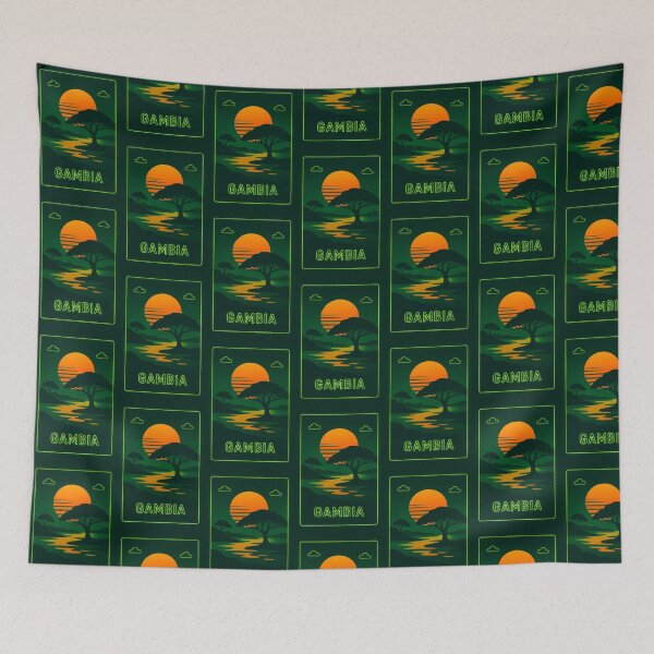 Item preview, Gambia Neon Travel designed and sold by Thistle-TShop.