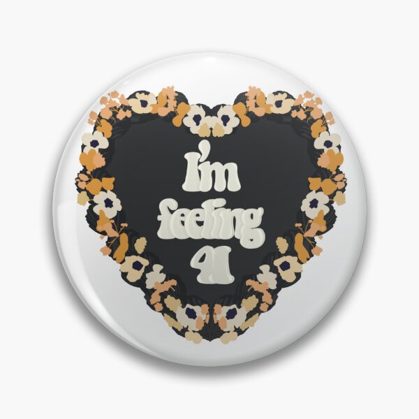 Item preview, I'm Feeling 41 Love Heart Birthday Cake designed and sold by FreeOrca.