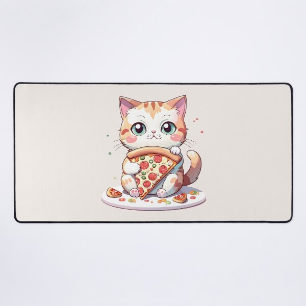 Item preview, Cat and pizza designed and sold by PrintLabStudio.