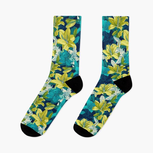 Item preview, Lush Lilies Texture  - Birthday Flower Pattern  - Gifts For Girlfriend designed and sold by RoyalStarsPatts.