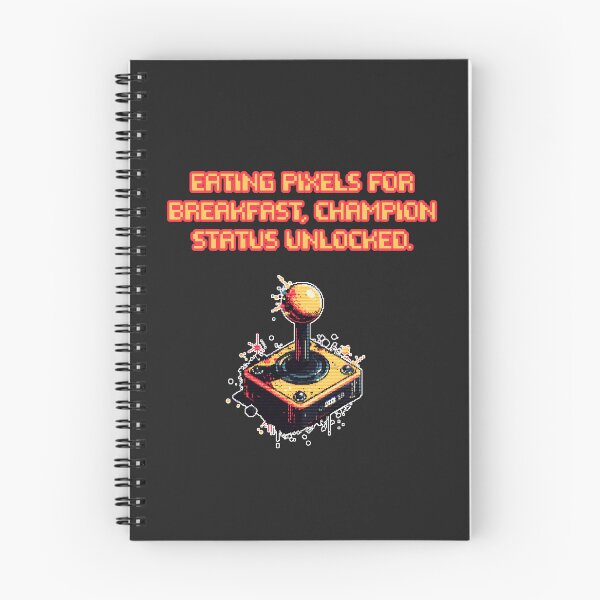 Item preview, Eating Pixels For Breakfast Champion Gamer Status designed and sold by Repulsiveblock.