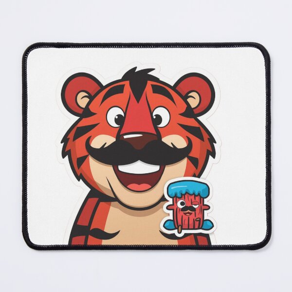 Item preview, Cartoon face lion illustration smiling happiness designed and sold by MagicMaker1984.