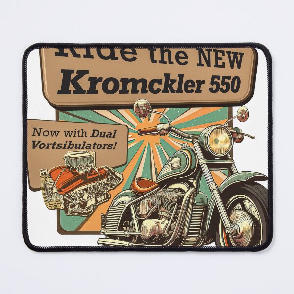 Item preview, Classic motorbike ad.  designed and sold by madmorrie.