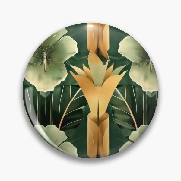 Item preview, Green Core Deco // Alternating Hibiscus designed and sold by casaloomaria.