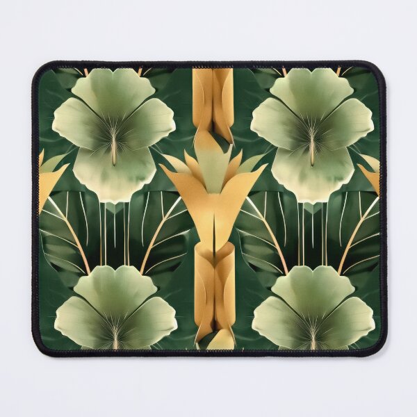 Item preview, Green Core Deco // Alternating Hibiscus designed and sold by casaloomaria.