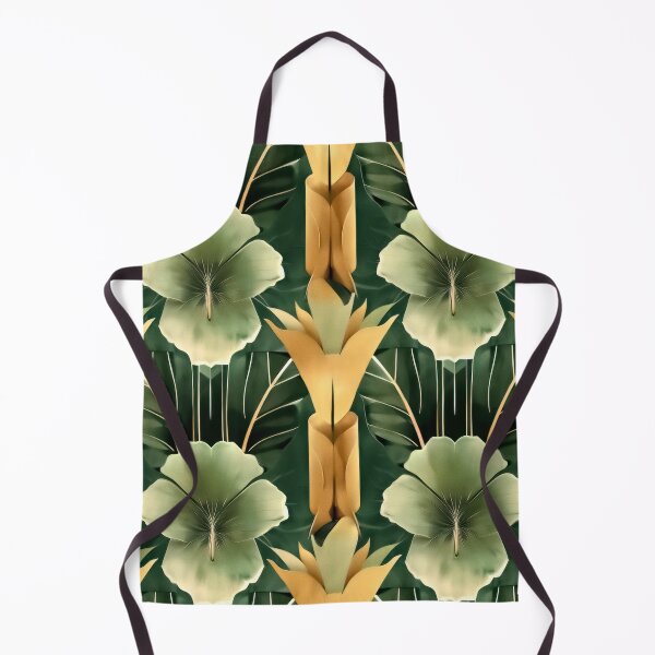 Item preview, Green Core Deco // Alternating Hibiscus designed and sold by casaloomaria.