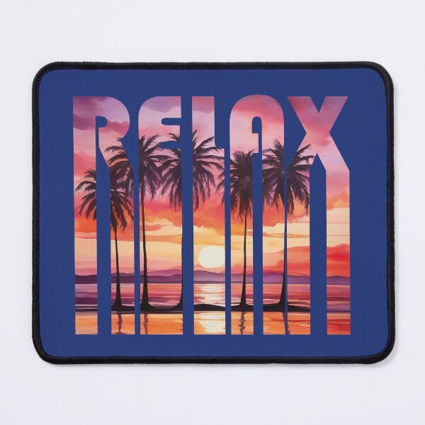 Item preview, Relax... | Tropical Sunset Paradise designed and sold by MammothArt.