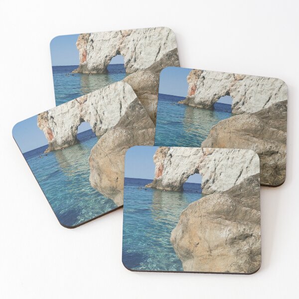 Item preview, White Rock Arch in Crystal Blue Sea designed and sold by Makaronia.