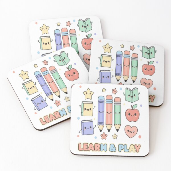 Item preview, Cute Preschool Teacher Icons – Playful Education & Classroom Love designed and sold by ZentraVibe.