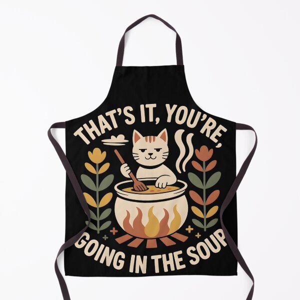 Item preview, That's It You're Going in The Soup Funny Cat Wizard Meme designed and sold by BLZART.