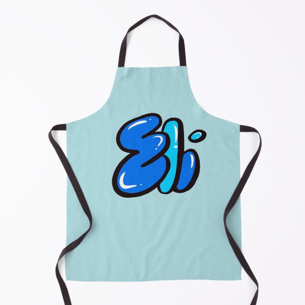 Item preview, Eli name in blue graffiti bubble letters calligraphy Top 10 best personalized gifts for boys and men named Elias designed and sold by Artonmytee.