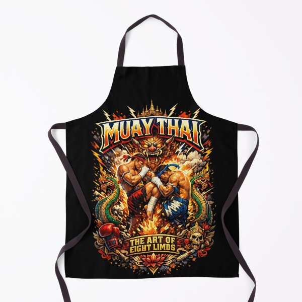Item preview, Muay Thai Art of Eight Limbs Fire Demon designed and sold by CoolCrazyQuirky.