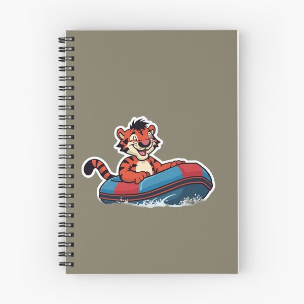 Item preview, Cartoon red lion boating, happy smiling designed and sold by MagicMaker1984.