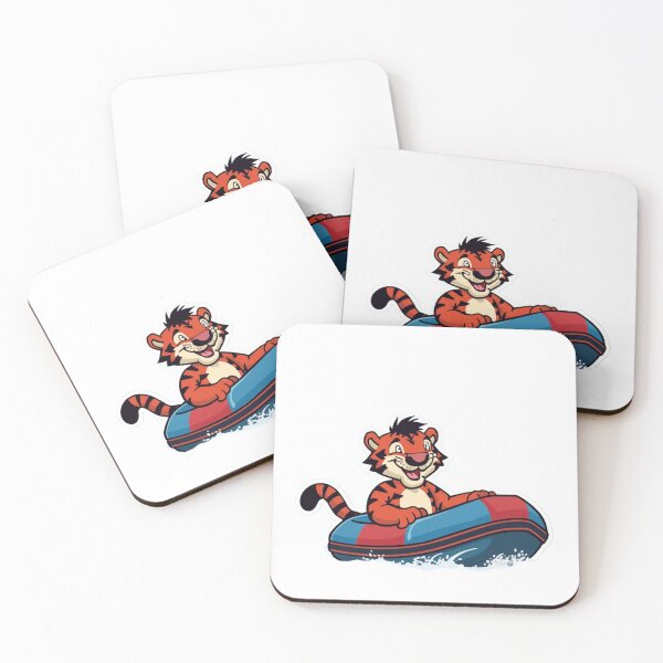 Item preview, Cartoon red lion boating, happy smiling designed and sold by MagicMaker1984.