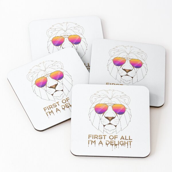 Item preview, First Of All I'm A Delight Lion Sunglasses designed and sold by   M0Zain.