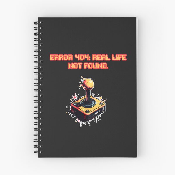 Item preview, Error 404 Real Life Not Found Gamer Humor Code designed and sold by Repulsiveblock.