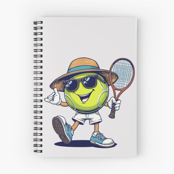 Item preview, Tennis Game Ball Cartoon Sticker, Tennis Gifts designed and sold by colorleafz.