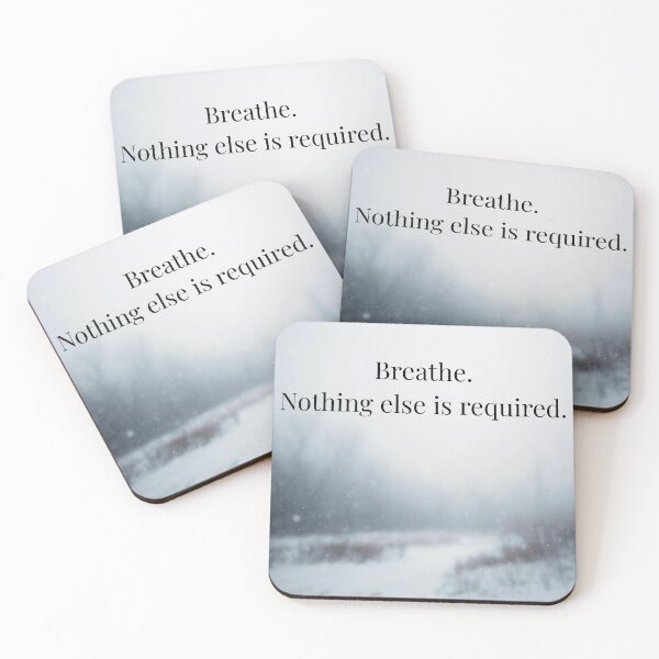 Item preview, Breathe – Minimalist Calm Art for Rest and Stillness designed and sold by FindYouByZ.