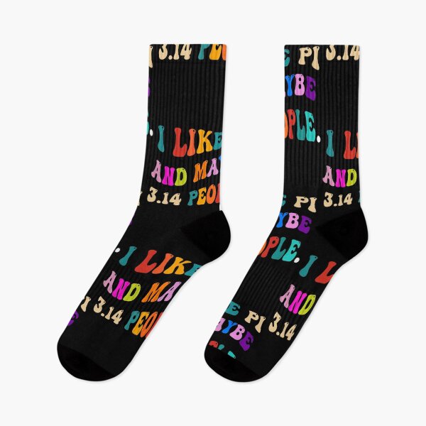 Item preview, I Like Pi And Maybe 3.14 People Math Humor designed and sold by GrumpySableye.