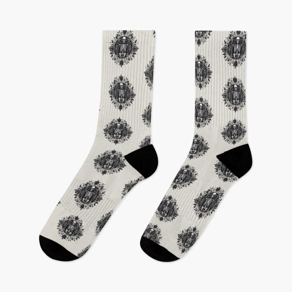 Item preview, Gothic Floral Skeleton Emblem designed and sold by Roberta Calabrese.