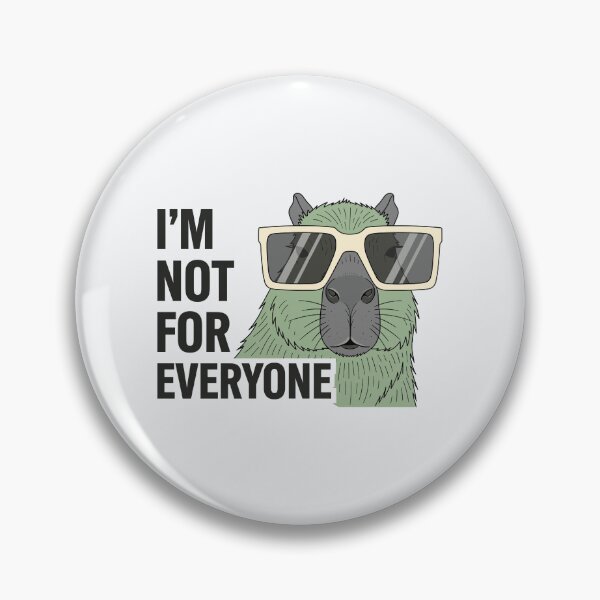 Item preview, Cool Capybara I'm Not For Everyone Sunglasses designed and sold by   M0Zain.