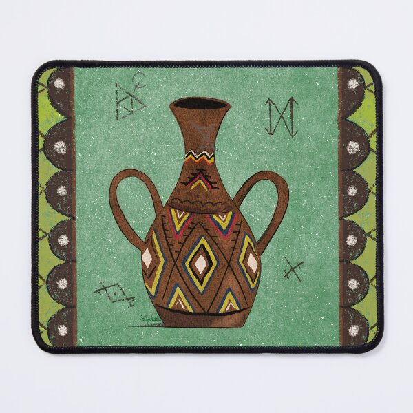 Item preview, Amazigh Spirit Vessel – Kabyle Wall Art Inspired by Tizi Ouzou designed and sold by LilysAAtelier.
