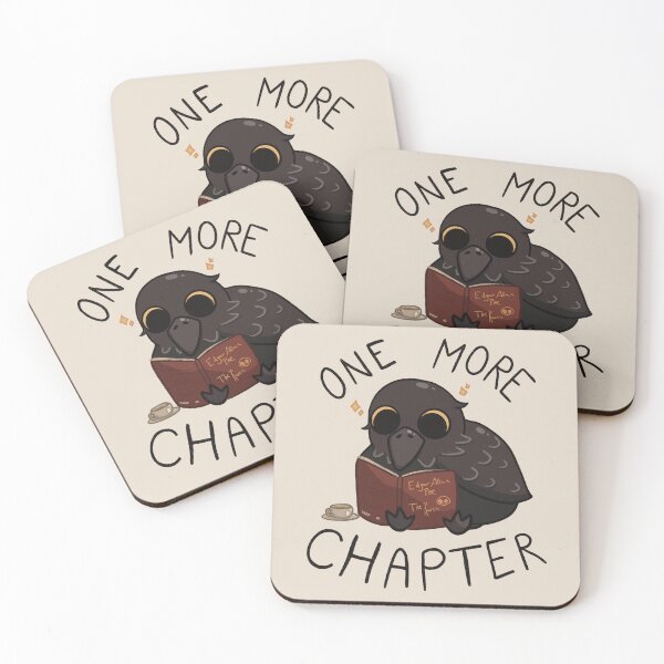 Item preview, One more chapter: Tender Crow for book lovers designed and sold by Haunted Honey.