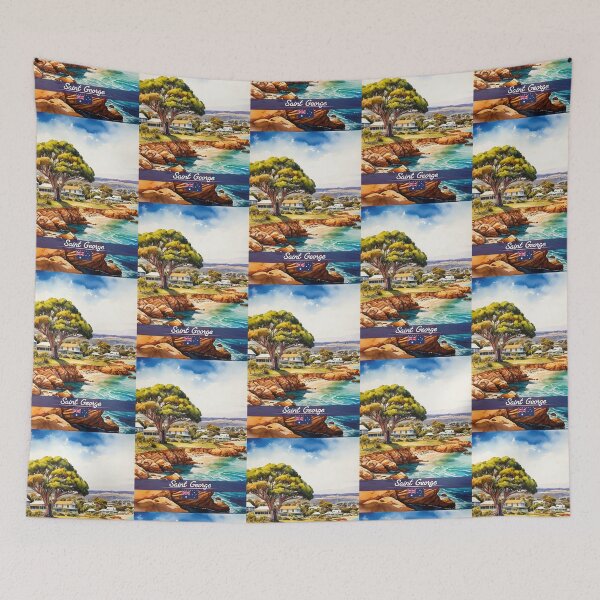 Item preview, Saint George Australia Travel  designed and sold by Thistle-TShop.