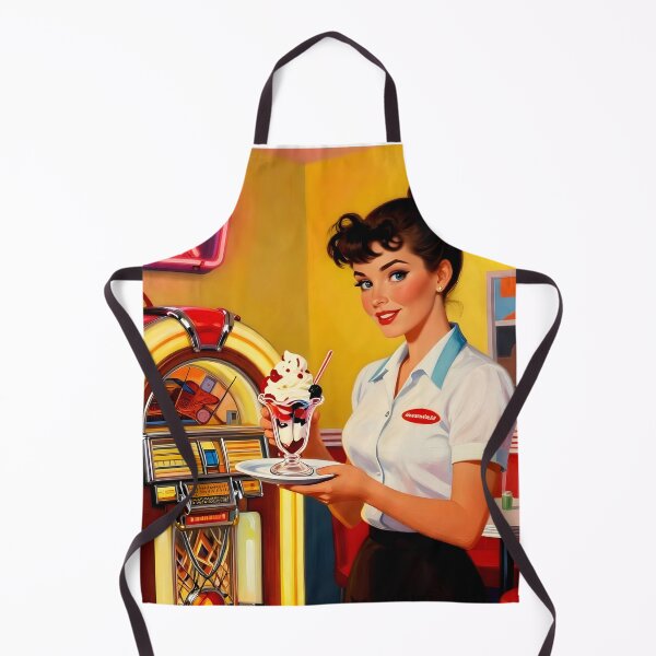 Item preview, Neon Sundae Jukebox – Retro Pop Art Diner Scene designed and sold by MooLaLa.Store.