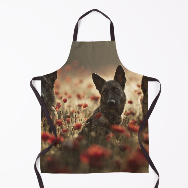 Item preview, Military Dogs in the Poppy Field designed and sold by Skyframe Aviation.