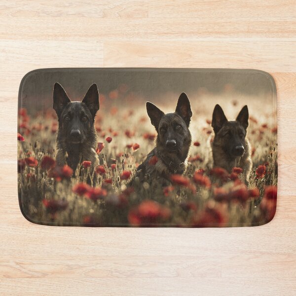 Item preview, Military Dogs in the Poppy Field designed and sold by Skyframe Aviation.