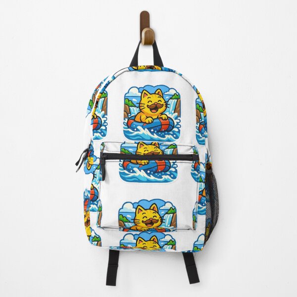 Item preview, Yellow cat enjoying boating on water side designed and sold by MagicMaker1984.