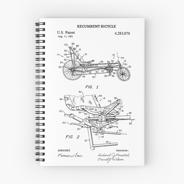 Item preview, Recumbent Bicycle Patent / Recumbent Bicycle blueprint  designed and sold by anodyle.