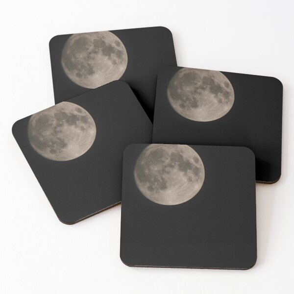 Item preview, Detailed Full Moon in Dark Night Sky designed and sold by Makaronia.