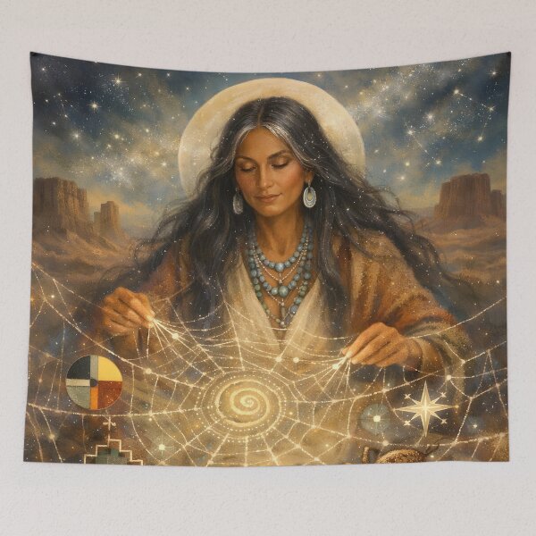 Item preview, Goddess Spider Woman. Wisdom. designed and sold by SoniaSarkali.