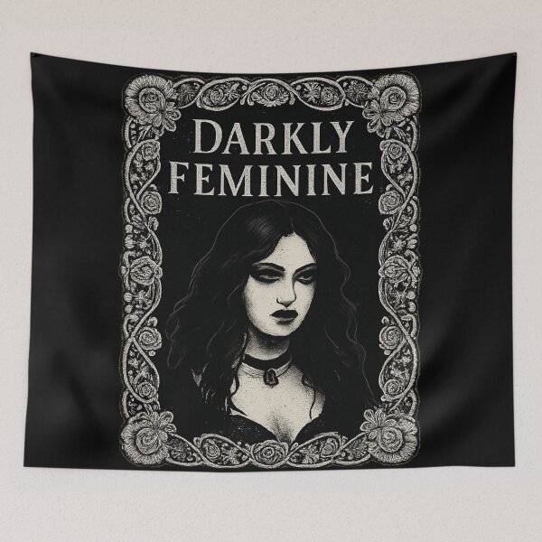 Item preview, Darkly Feminine Lace Portrait  designed and sold by Mouraludia.