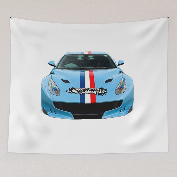 Item preview, Need for Speed Most Wanted Inspired Blue Sports Car Artwork designed and sold by Artuer69.