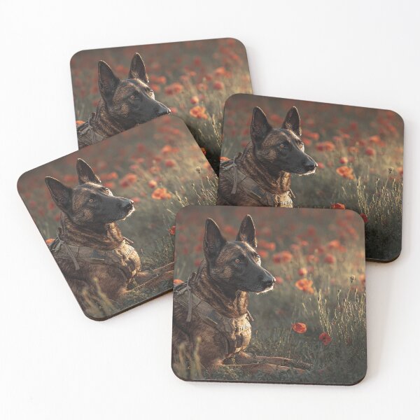 Item preview, Dogs of Duty in the Poppy Sea designed and sold by Skyframe Aviation.
