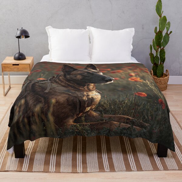 Item preview, Dogs of Duty in the Poppy Sea designed and sold by Skyframe Aviation.
