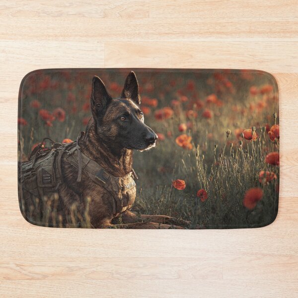 Item preview, Dogs of Duty in the Poppy Sea designed and sold by Skyframe Aviation.