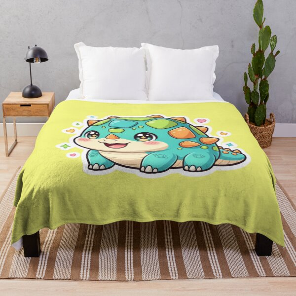 Item preview, Adorable Kawaii Baby Ankylosaurus Dinosaur Sticker for Kids and Dino Lovers Cute Pastel Prehistoric Creature Illustration designed and sold by bvdesignart.