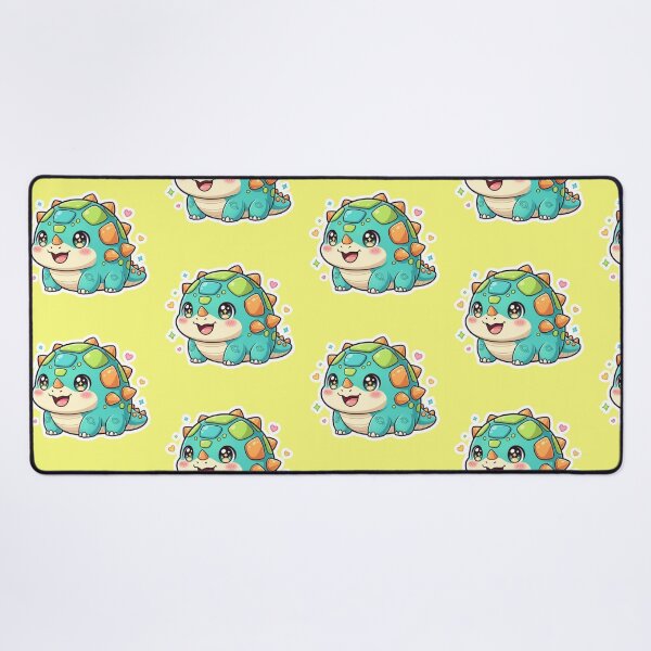 Item preview, Adorable Kawaii Baby Ankylosaurus Dinosaur Sticker for Kids and Dino Lovers Cute Pastel Prehistoric Creature Illustration designed and sold by bvdesignart.