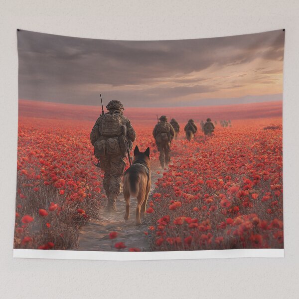 Item preview, Loyal Guardians in Red Petals designed and sold by Skyframe Aviation.