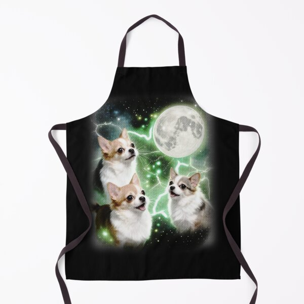 Item preview, Three Chihuahuas Moon Scene | Tiny Dogs Wolf Parody Meme designed and sold by bngfx.