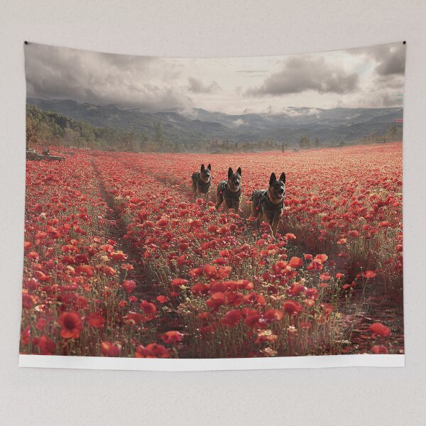 Item preview, Canine Tribute in Bloom designed and sold by Skyframe Aviation.