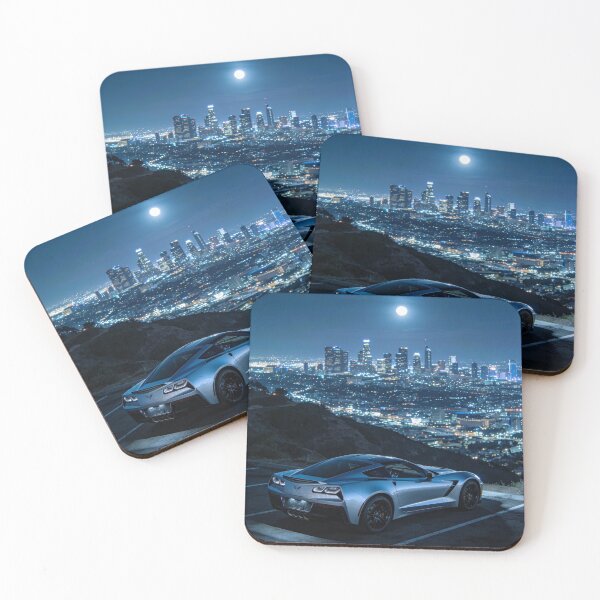 Item preview, corvette looking night skyline designed and sold by Todd1983.