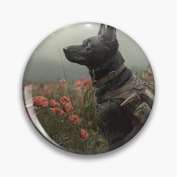 Item preview, Dogs of Service in the Red Meadow designed and sold by Skyframe Aviation.