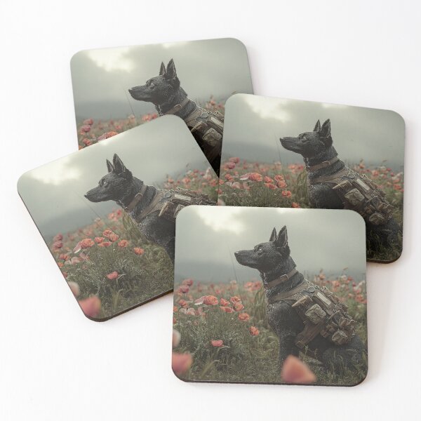 Item preview, Dogs of Service in the Red Meadow designed and sold by Skyframe Aviation.